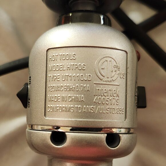 Hot Tools Diamond Platinum Nanoceramic Curling Iron -1-1/4" HTP06 New - Picture 3 of 5